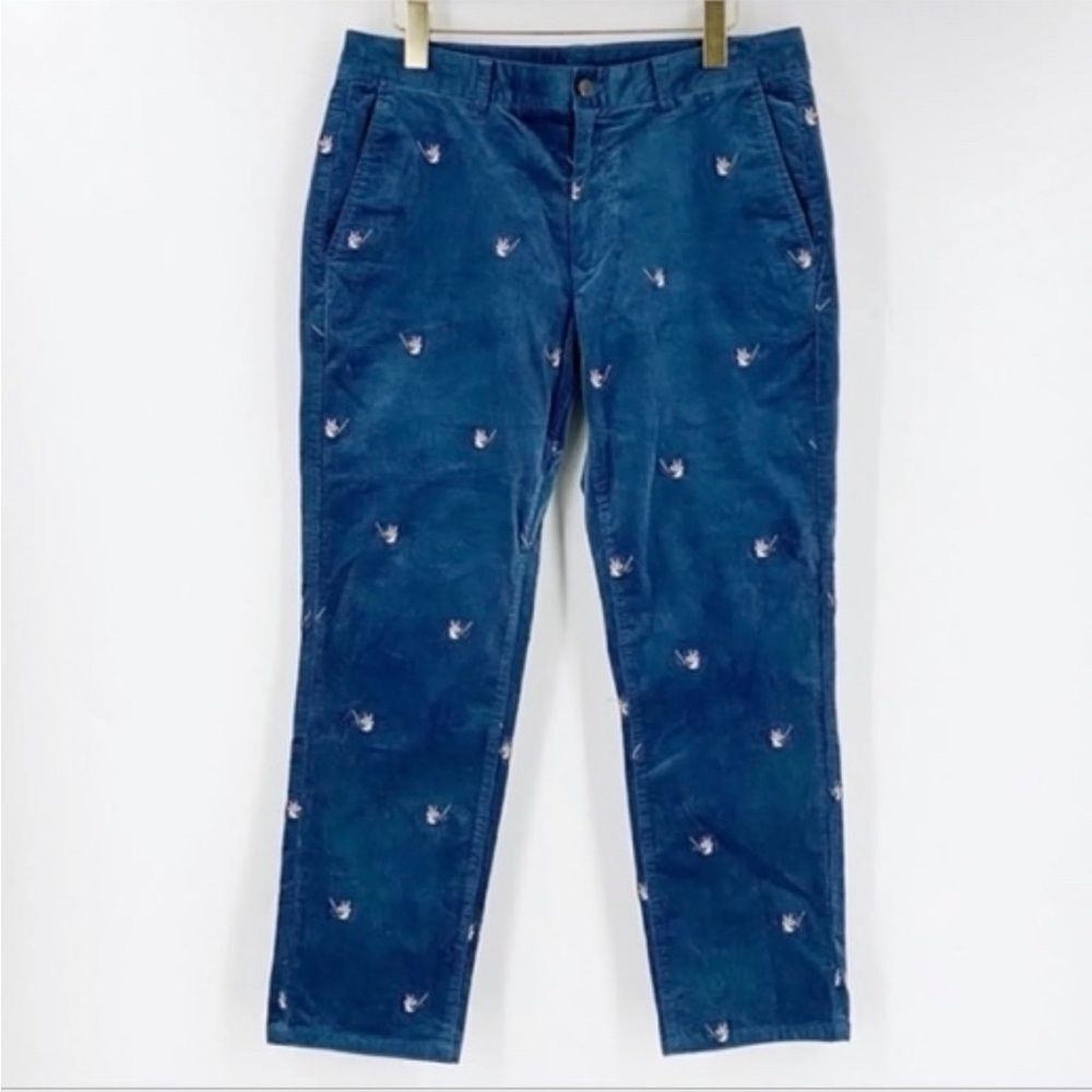 Bonobos corduroy pants 33x28 top hat rabbit‎